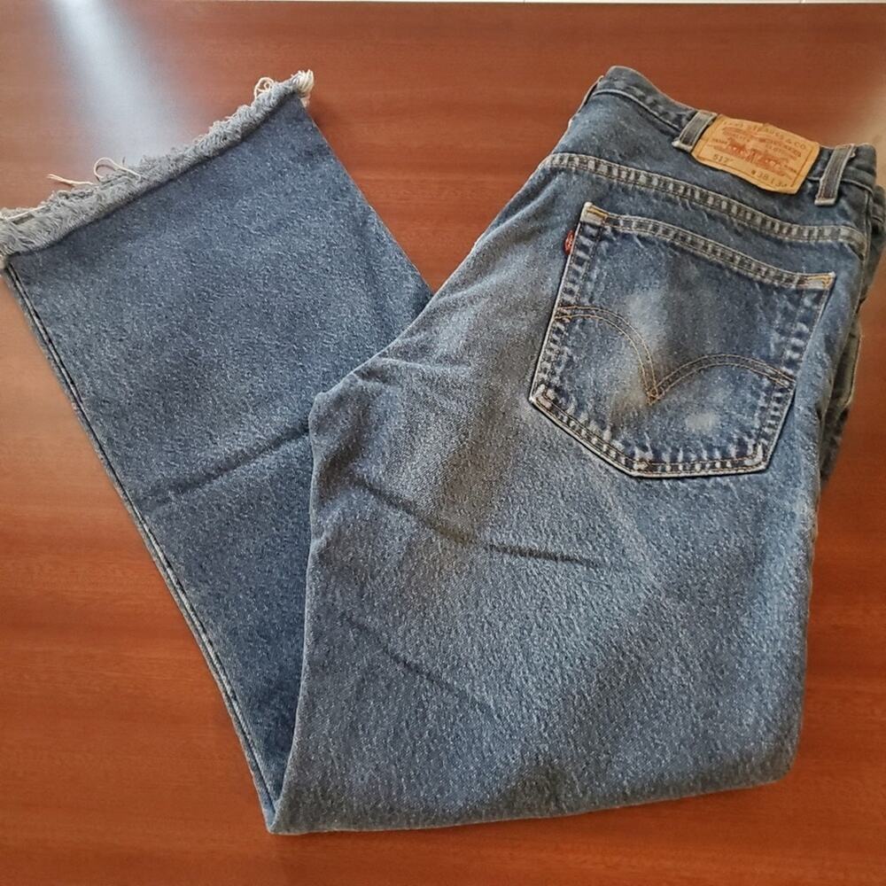 Vintage Men's 517 Boot Cut Jeans Raw Hem
